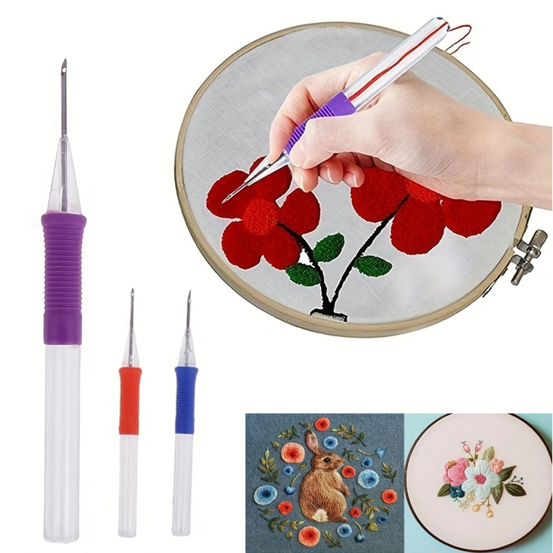 Punch Needle Handle - Stylo de point de croix, stylo