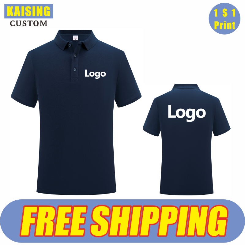 Embroidery Logo - KAISING Polo en pur coton de