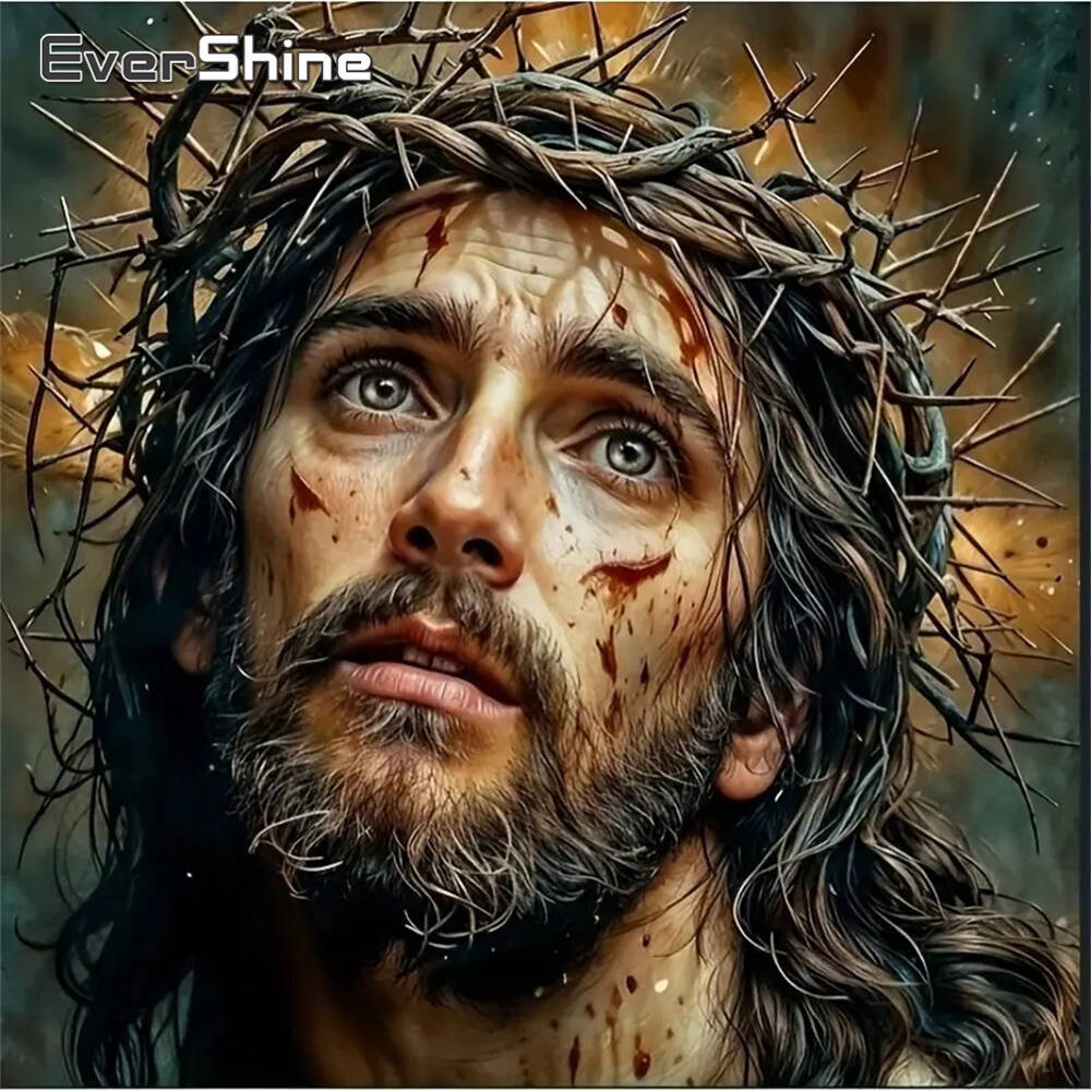 Embroidery Jesus - Evershine diamant peinture chien Animal dessin
