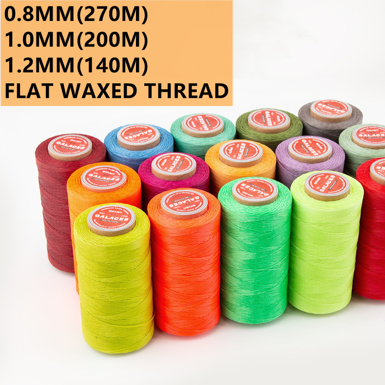 Embroidery Yarns - Fil ciré plat tressé GALACES 0,8