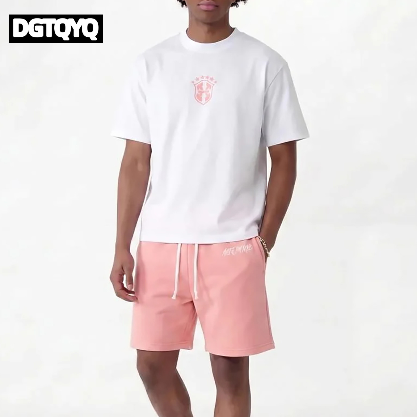 Embroidery On Shirt - Nouvel ensemble d'été pour homme :