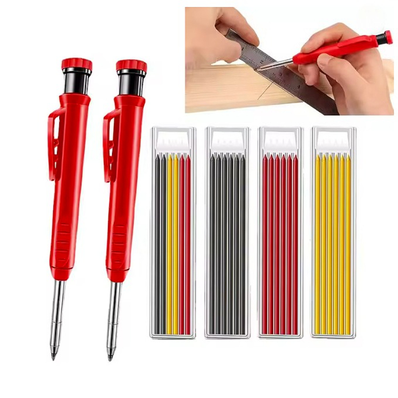 Staedtler Pencil Lumocolor - Ensemble de crayons de charpentier solide,