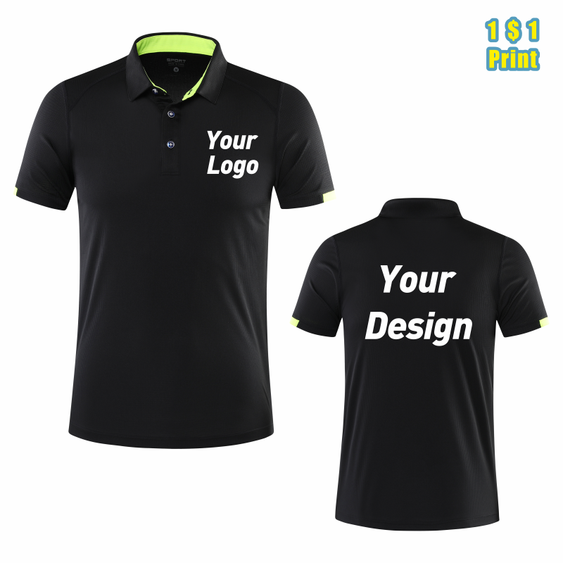Embroidery Logo - Polo de sport respirant à séchage