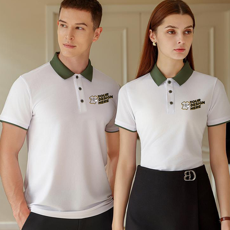 Embroidery Logo - Polo Color Block - Impression de