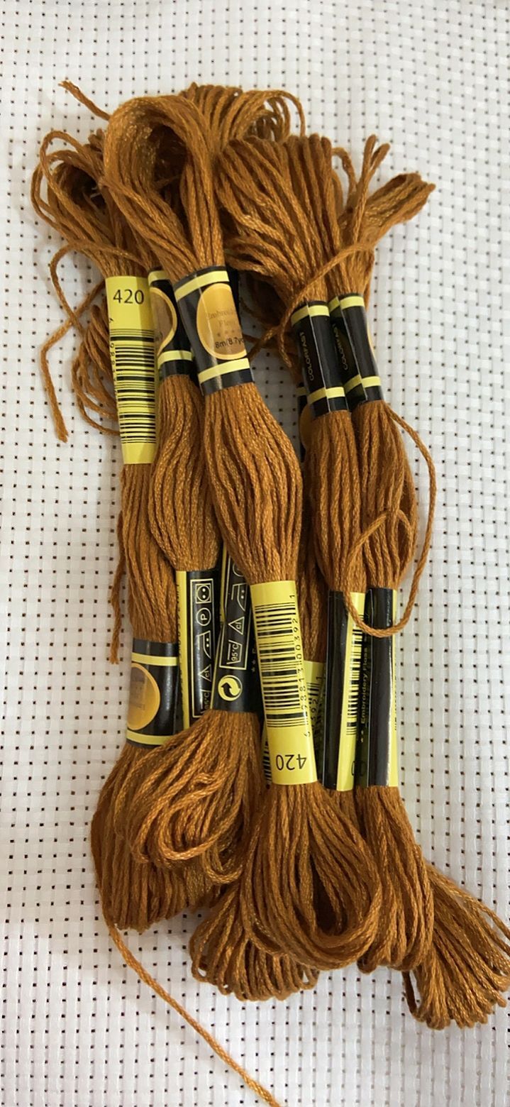 Dmc Floss Set - Fil à broder arc-en-ciel pour débutants,