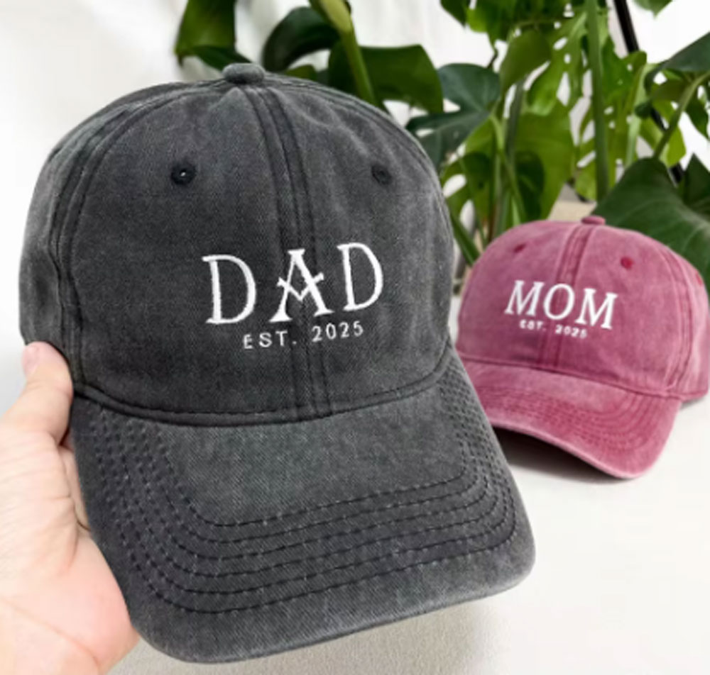 Embroidery Logo - Casquettes de baseball personnalisées avec lettres