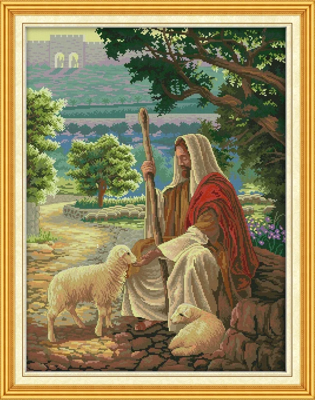 Embroidery Jesus - Joy Sunday jésus berger dessins de