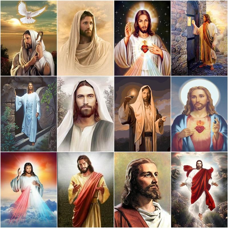 Embroidery Jesus - CHENISTORY – perceuse complète de diamant