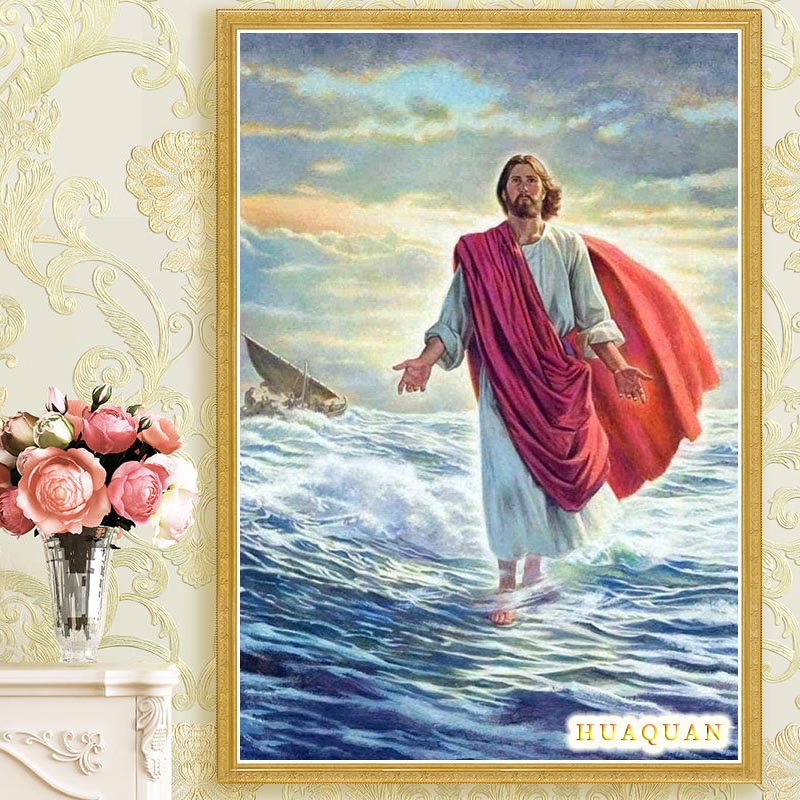 Kit de broderie du christ jésu - Embroidery Jesus avis et prix