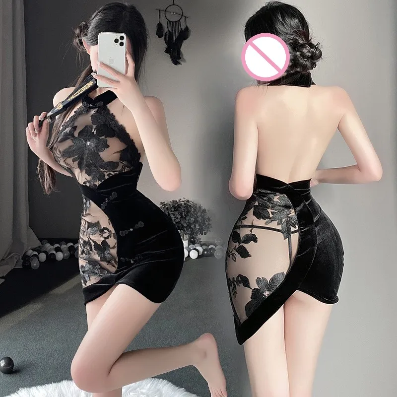 Mini robe Cheongsam traditionn - Embroidery Underwear avis et prix