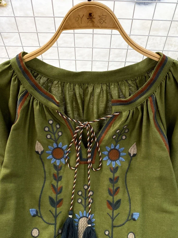 Chemisier de printemps pour fe - Embroidery On Shirt avis et prix