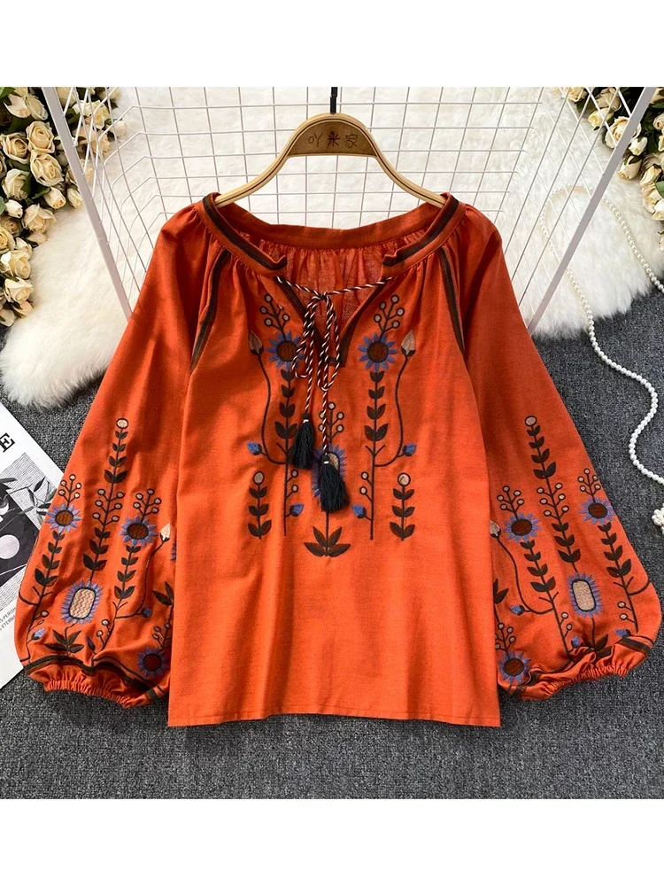 Chemisier de printemps pour fe - Embroidery On Shirt avis et prix