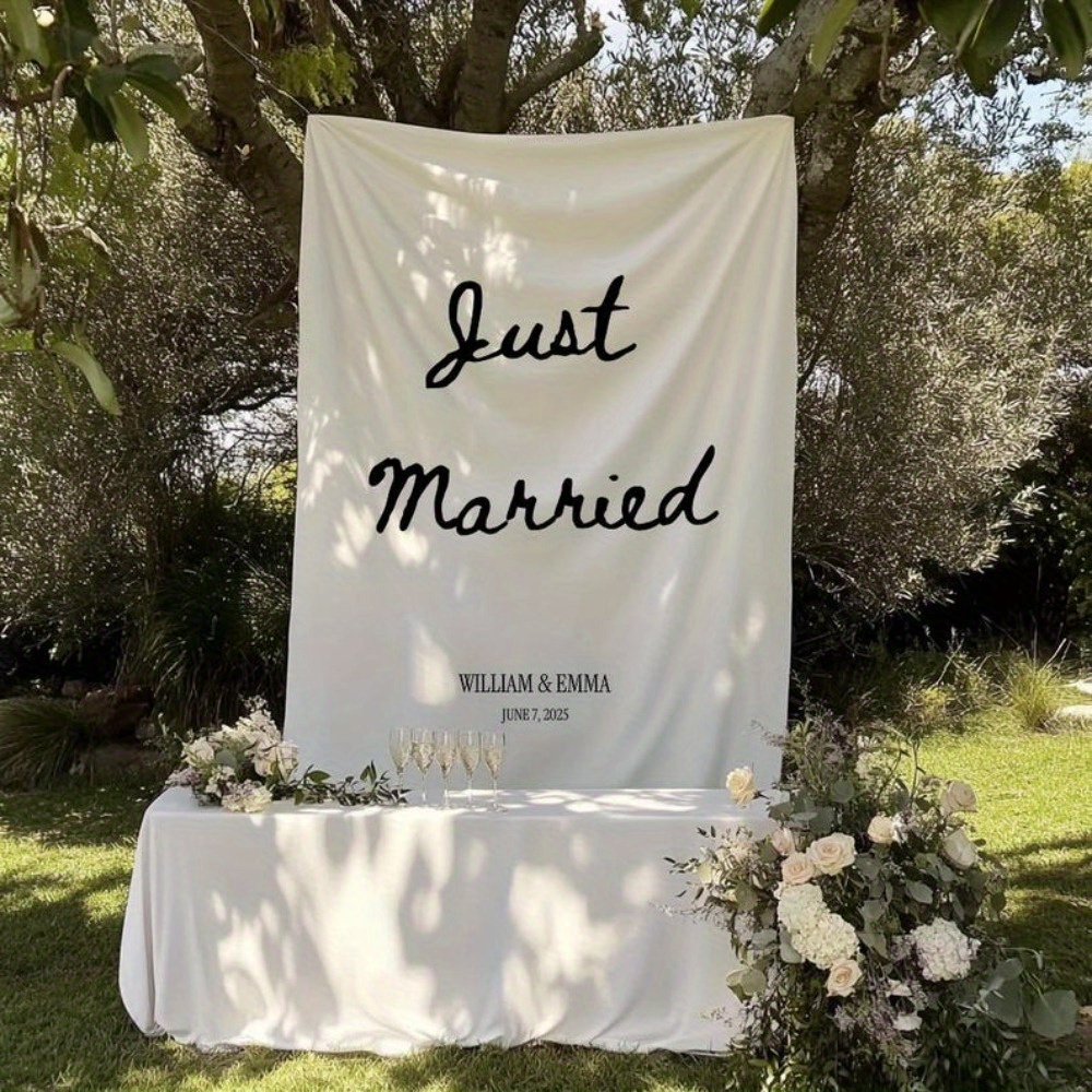 Bannière de mariage personnali - Embroidery Wedding avis et prix