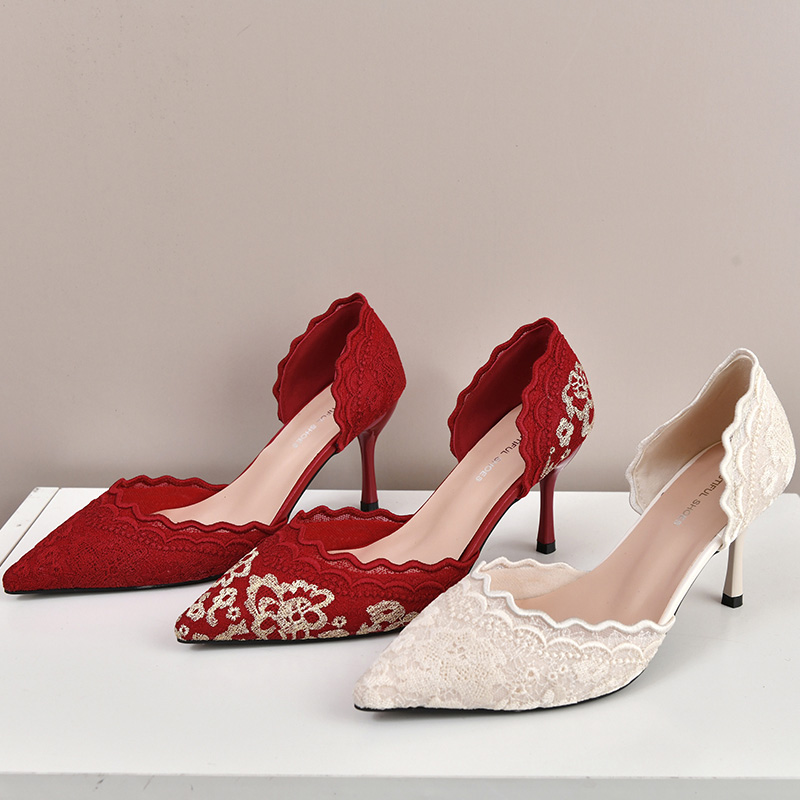 Chaussures de mariée de luxe e - Embroidery Wedding avis et prix