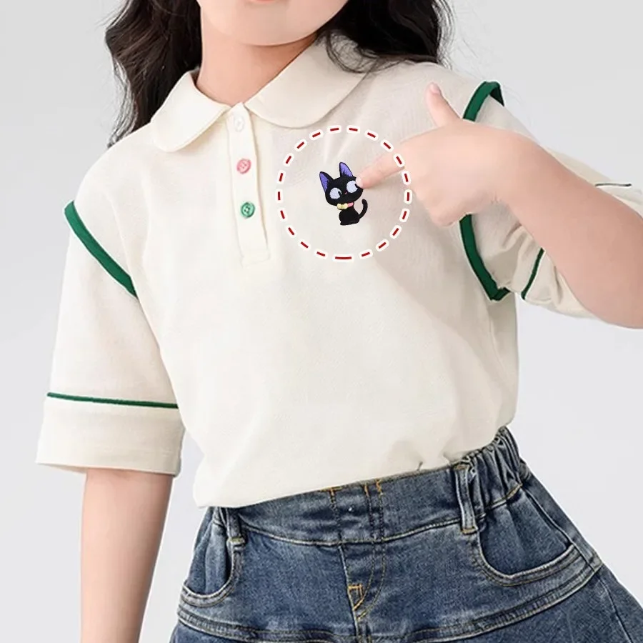 Autocollants de patch de chat  - Embroidery On Black Shirt avis et prix