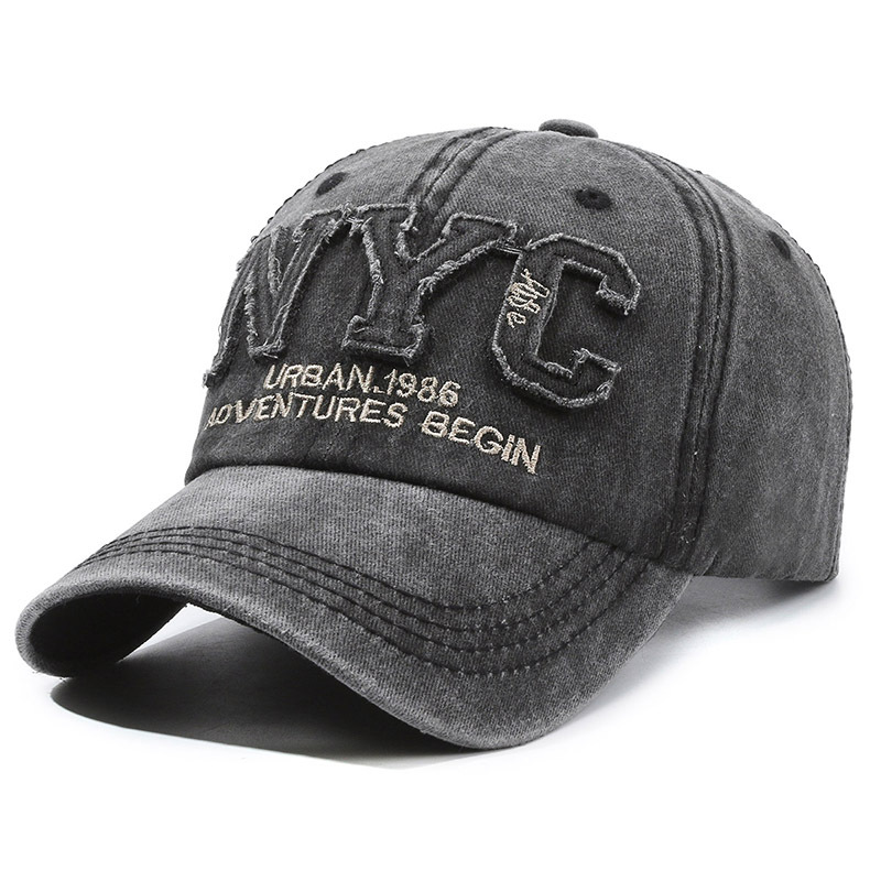Casquette de baseball noire ré - Embroidery Nyc avis et prix