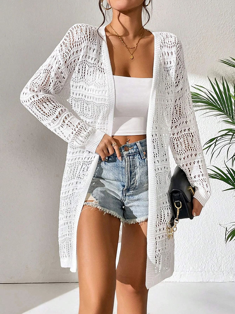 Cardigan en tricot 100% polyes - Embroidery Online avis et prix