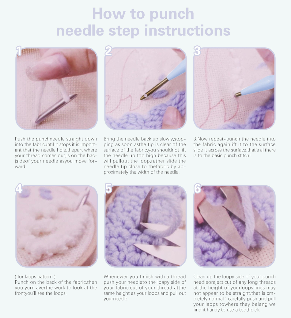 Kit de broderie au poinçon GAT - Punch Needle Handle avis et prix