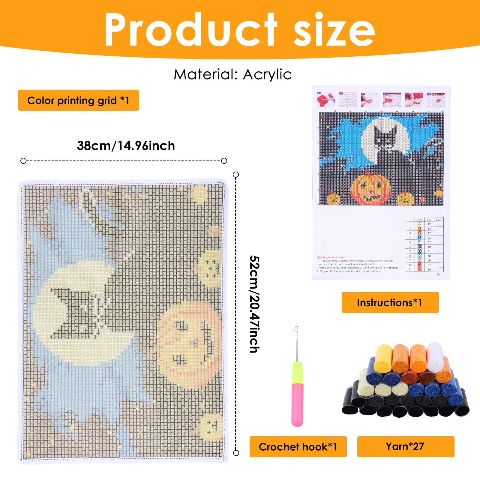 Kits de crochet à loquet DIY,  - Punch Needle Handle avis et prix