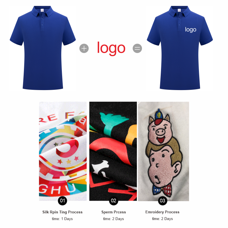 KAISING Polo en pur coton de h - Embroidery Logo avis et prix