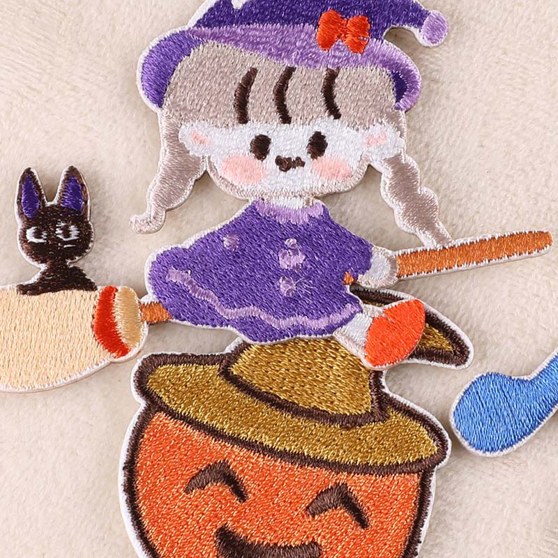 Autocollant de dessin animé ch - Embroidery On Black Shirt avis et prix