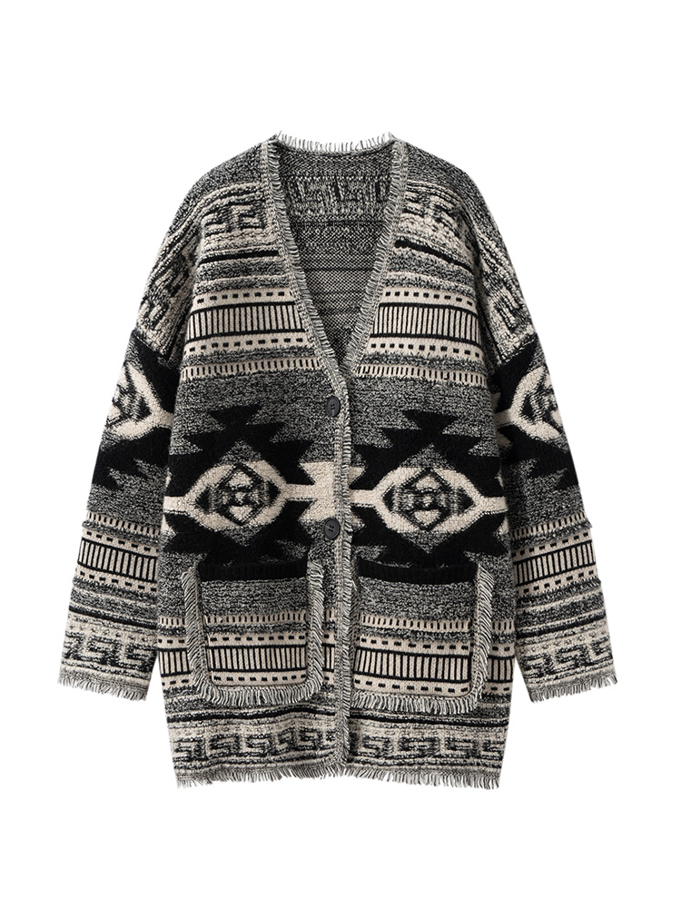 Cardigan bohème en cachemire p - Embroidery Towel avis et prix