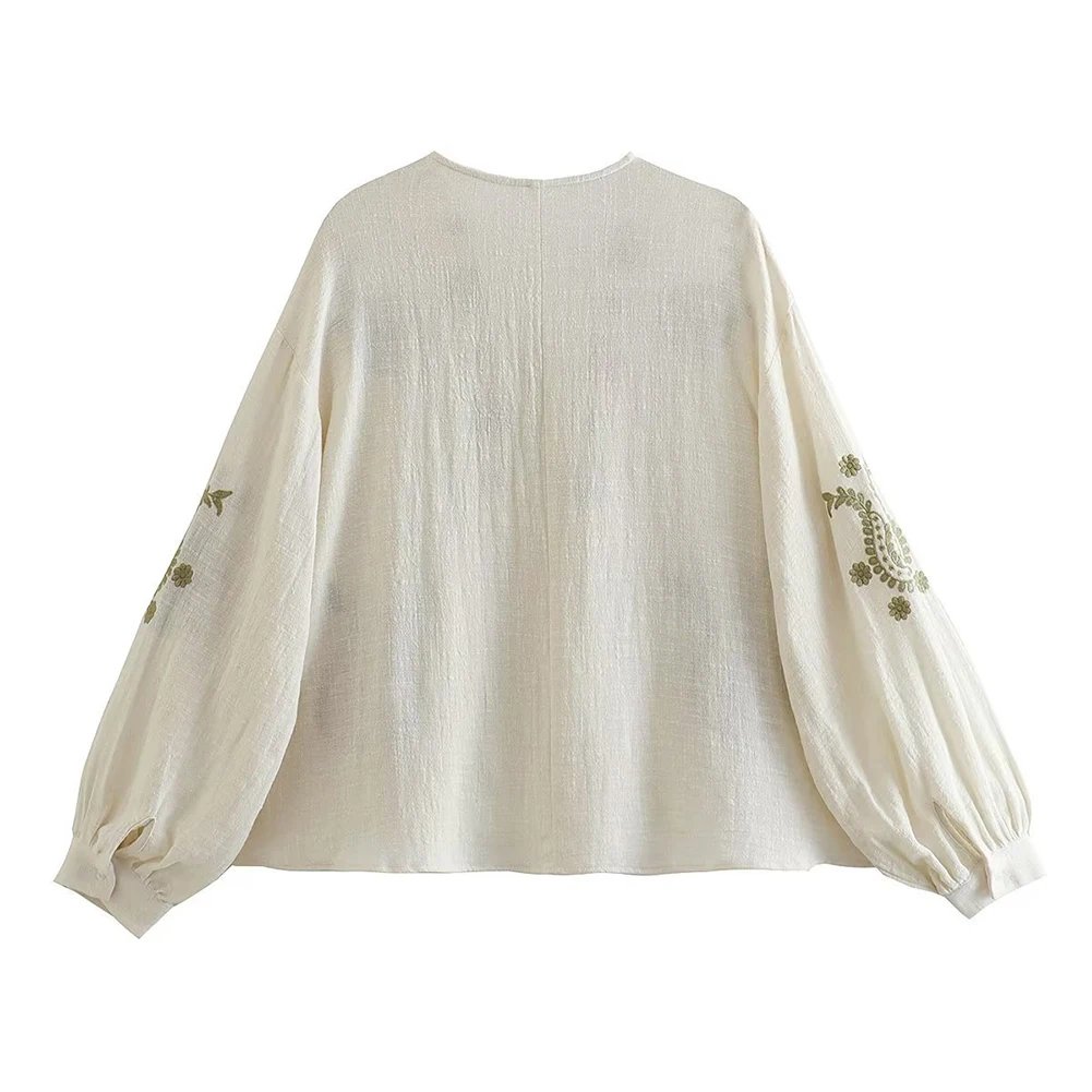 Chemise brodée en coton pour f - Embroidery On Shirt avis et prix