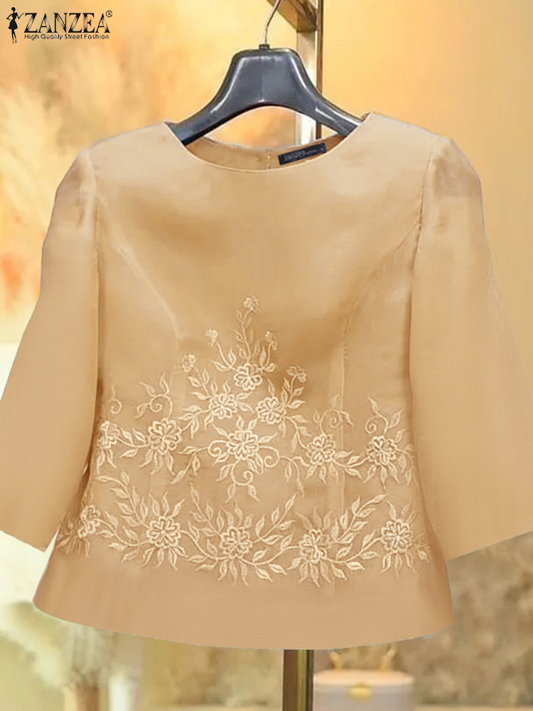 Vintage brodé hauts femmes Blo - Embroidery On Shirt avis et prix