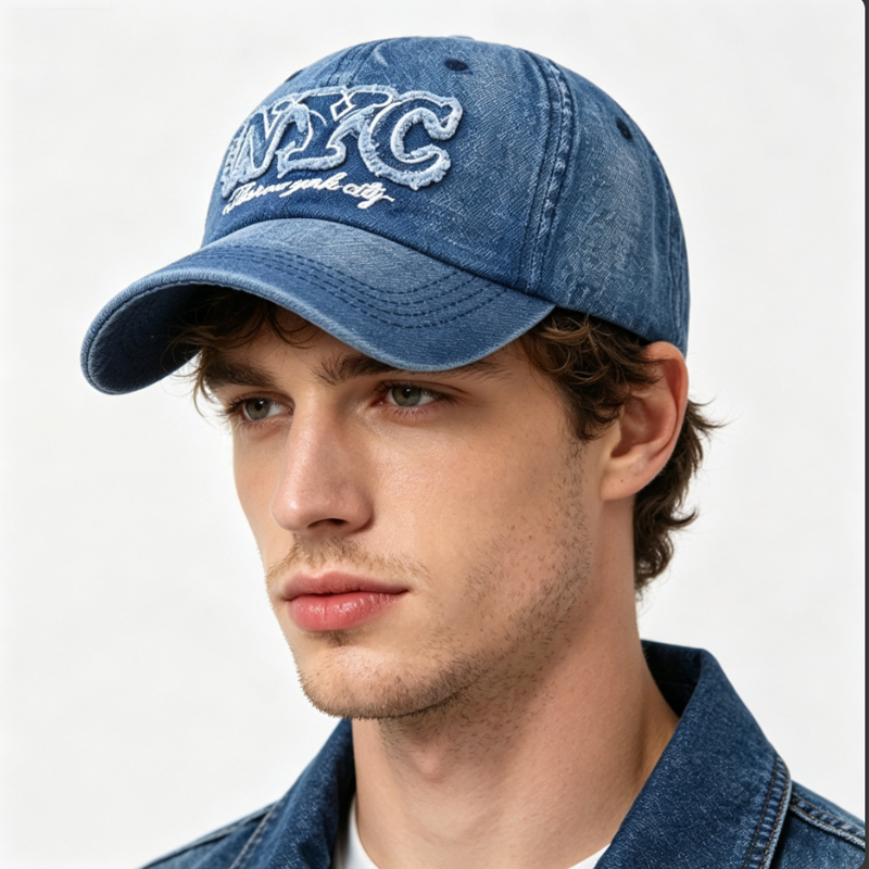 Casquette de Baseball en Denim - Embroidery Nyc avis et prix