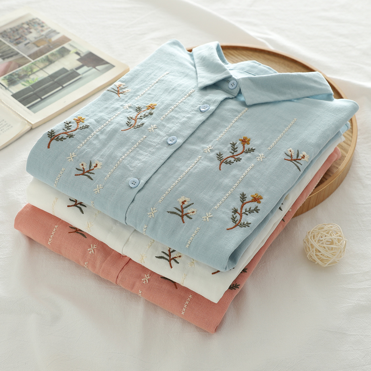 Chemises et chemisiers brodés  - Embroidery Yarns avis et prix