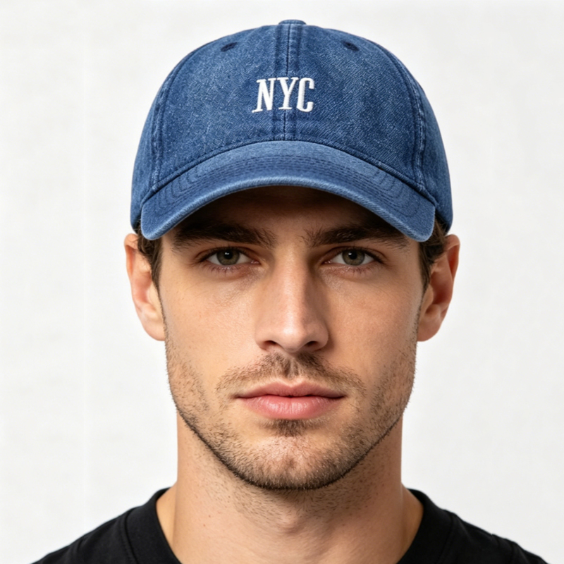 Casquette de Baseball en Denim - Embroidery Nyc avis et prix