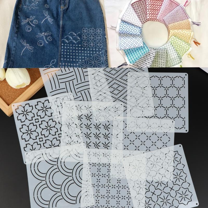 9/32 pièces Sashiko modèle de  - Embroidery Tools avis et prix