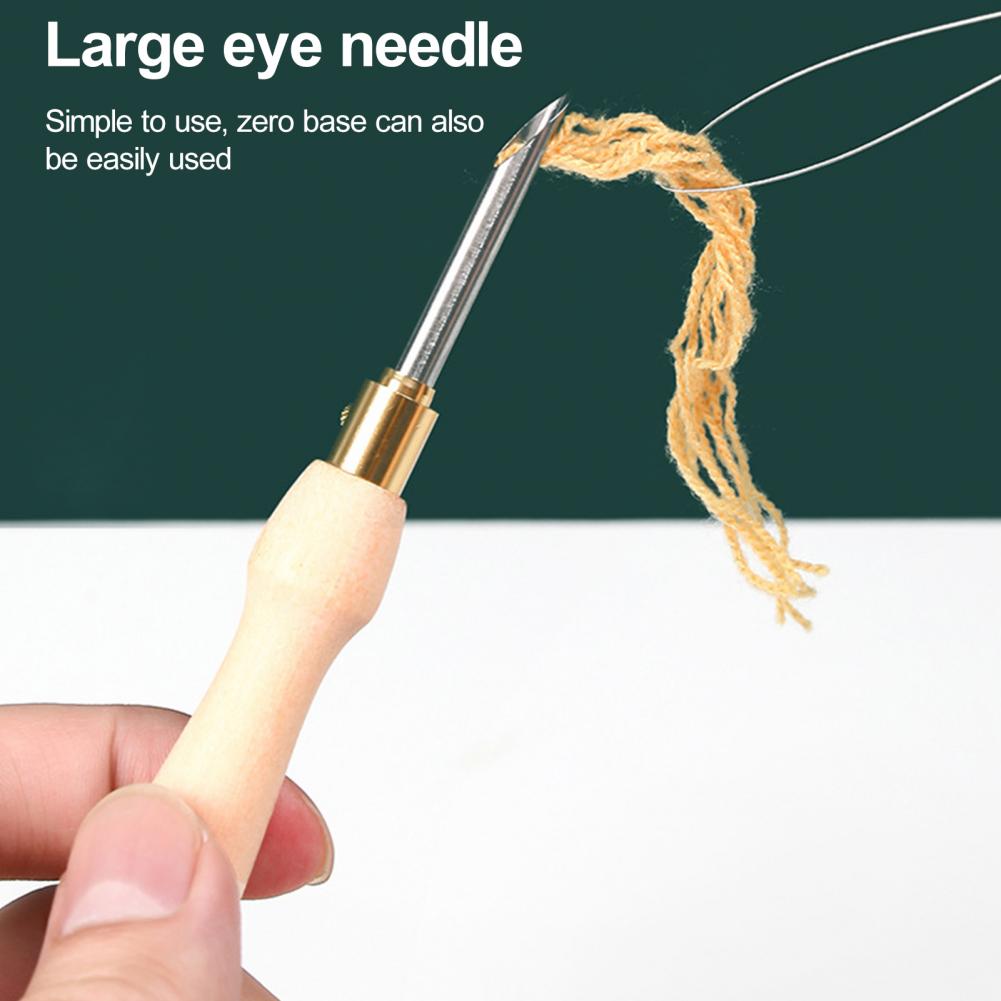 Aiguille à broder manche en bo - Punch Needle Handle avis et prix