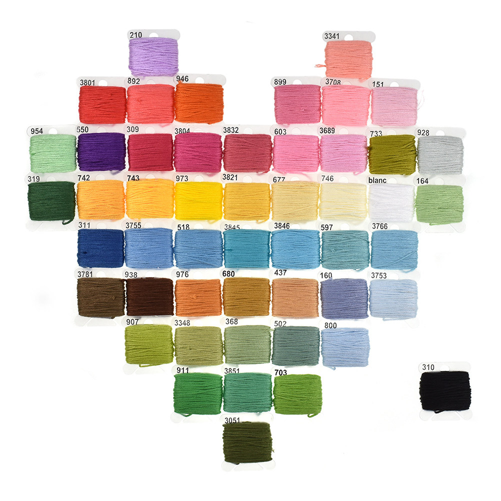 50 kits de broderie assortis a - Embroidery Tools avis et prix