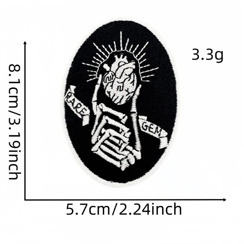 Patchs brodés thermocollants e - Embroidery On Black Shirt avis et prix