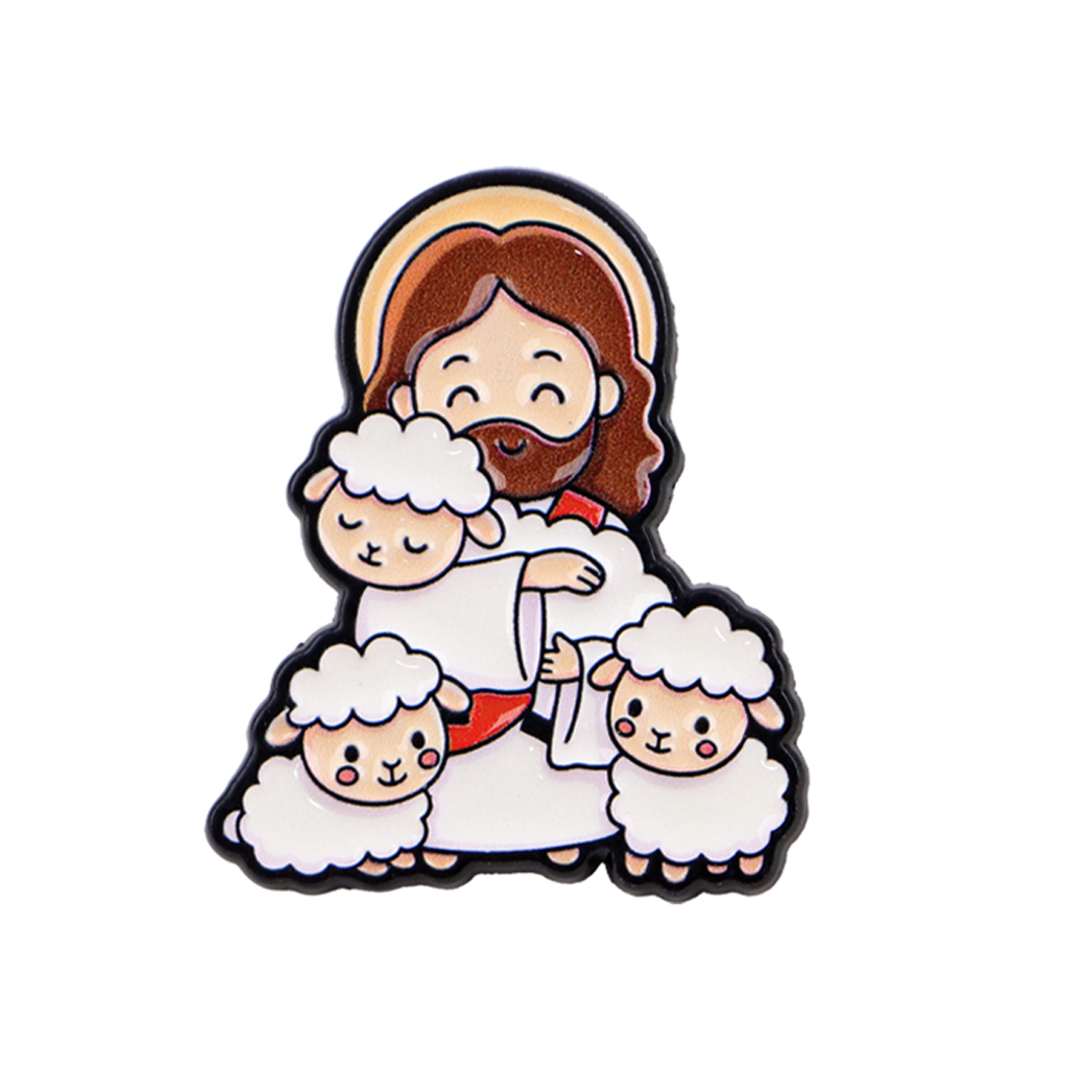 Broche émaillée Jésus, mignonn - Embroidery Jesus avis et prix