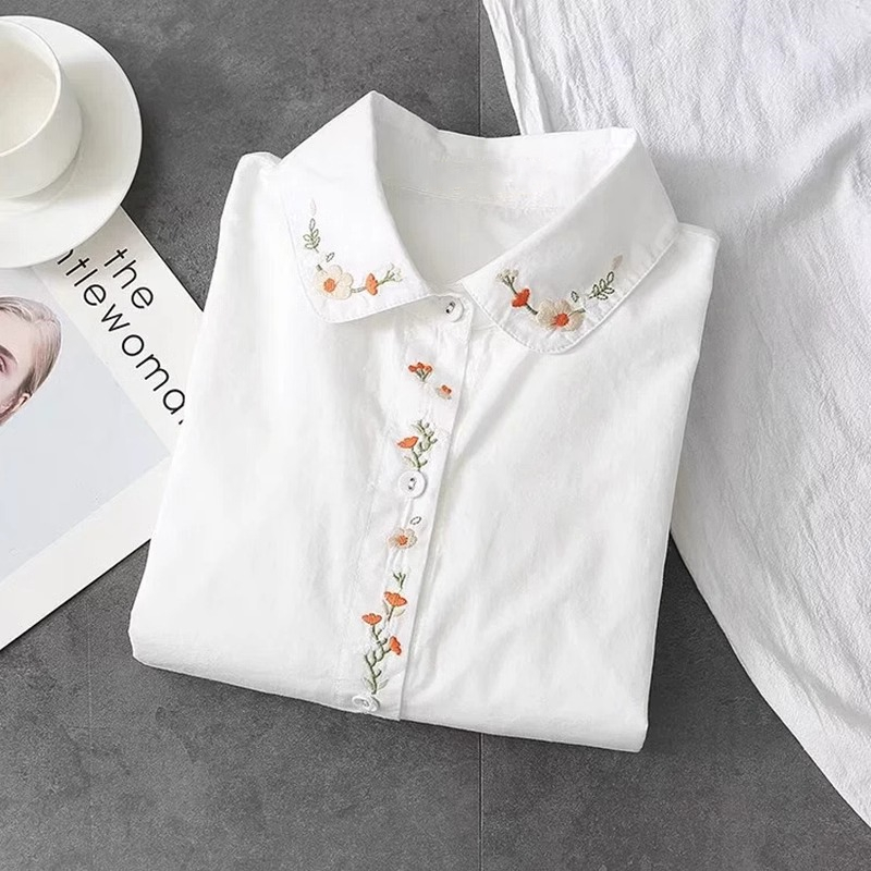 Chemises blanches en pur coton - Embroidery Online avis et prix