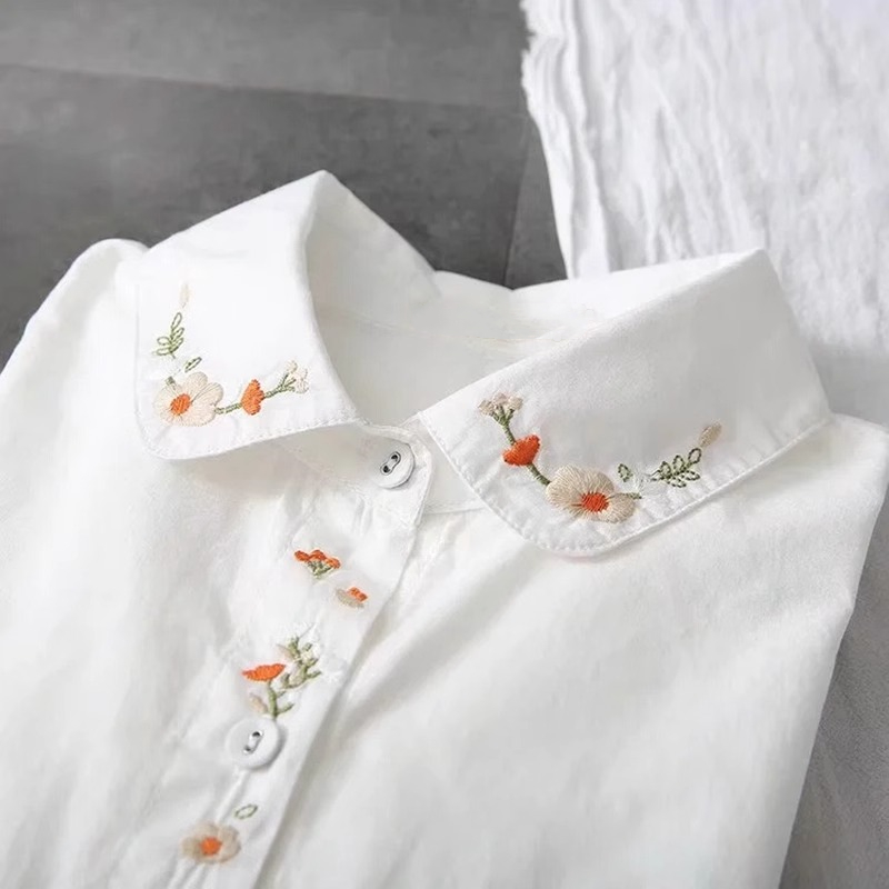 Chemises blanches en pur coton - Embroidery Online avis et prix