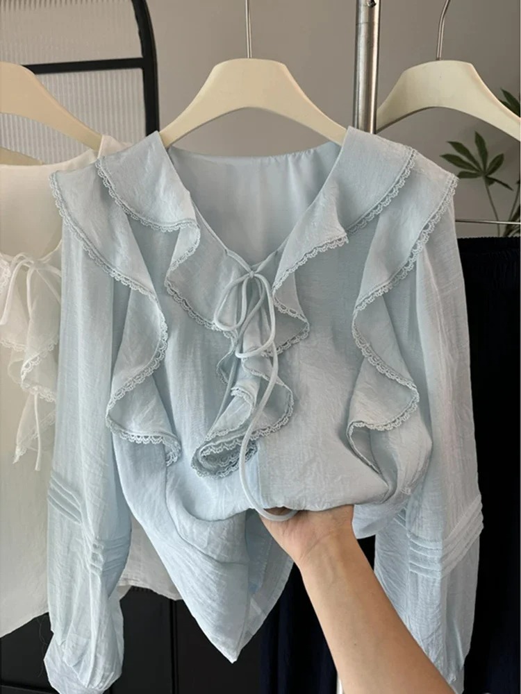Chemisier chic à col en V à ma - Embroidery Origin avis et prix