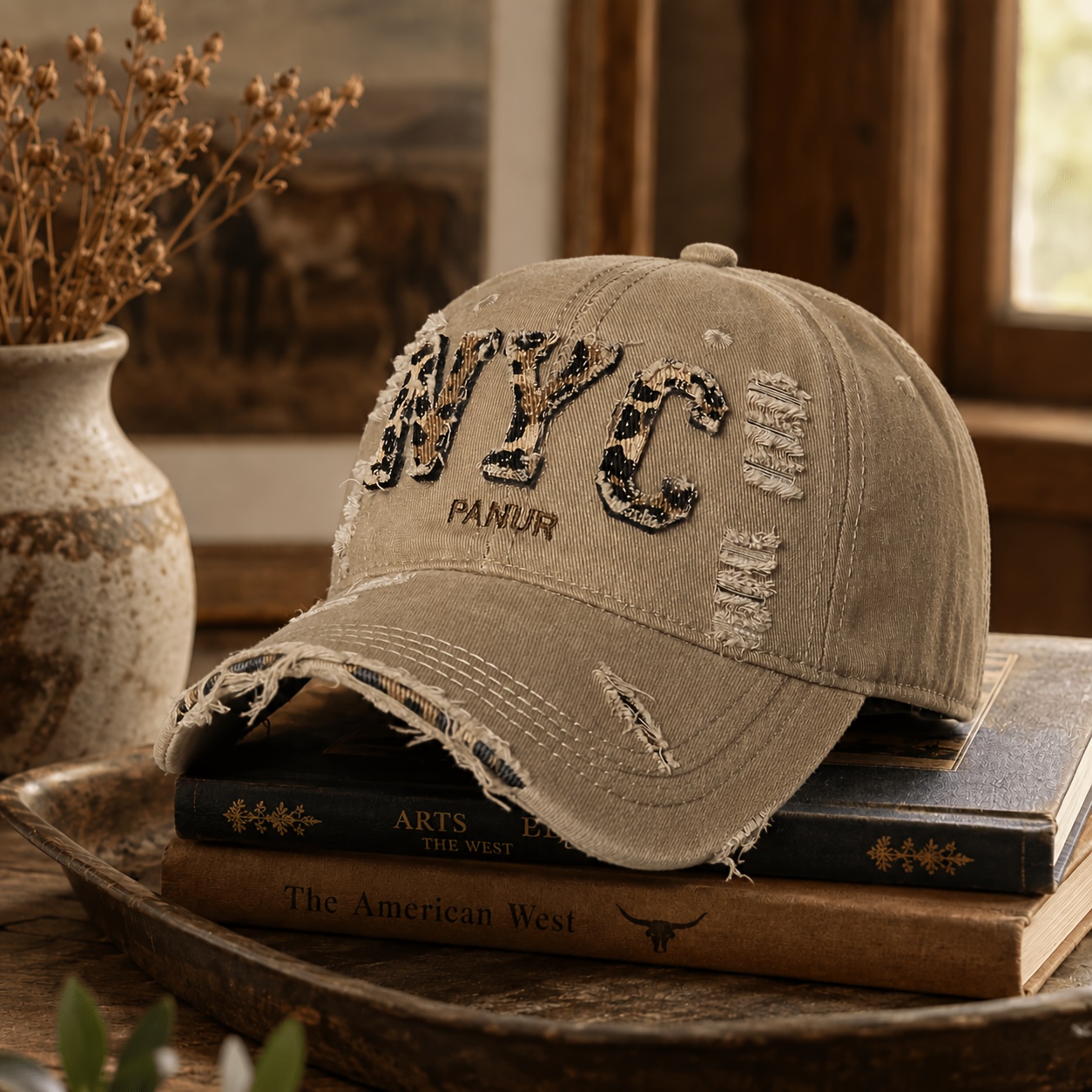 Casquette brodée 2D motif léop - Embroidery Nyc avis et prix
