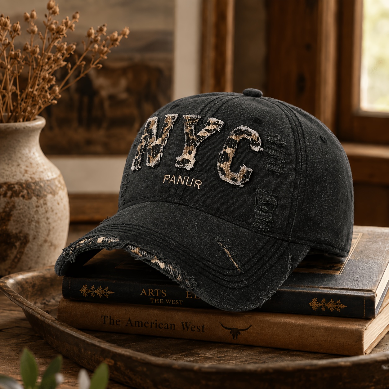 Casquette brodée 2D motif léop - Embroidery Nyc avis et prix